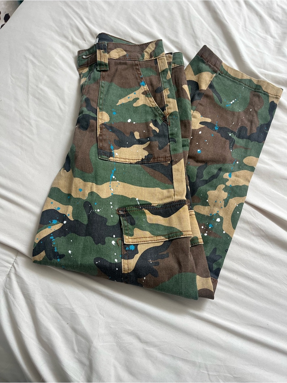 Flying Angel Camouflage Cargo Pants